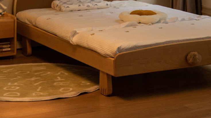 Beech, Oak solid wood Bear Box Bed<
