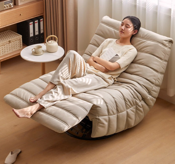 Caterpillar Rotatable Technology Fabric Lazy Chair