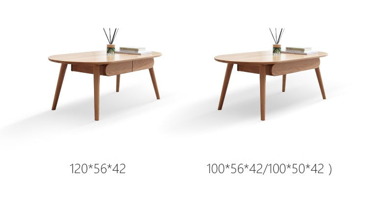 Oak Solid Wood Luxury Coffee Table, Tea Table