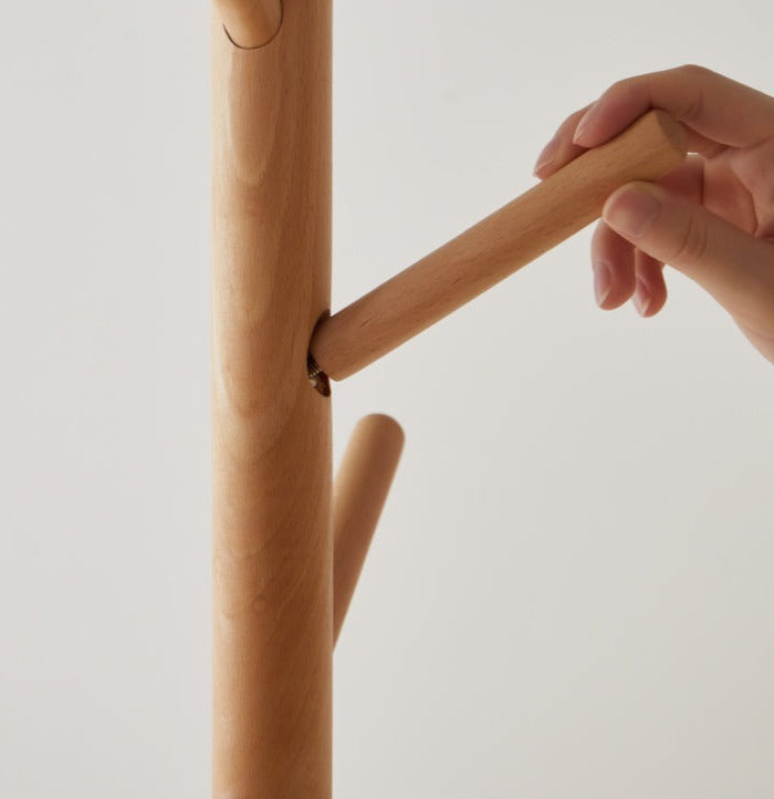 Beech, Ash Solid Wood Clothes Hanger Rack