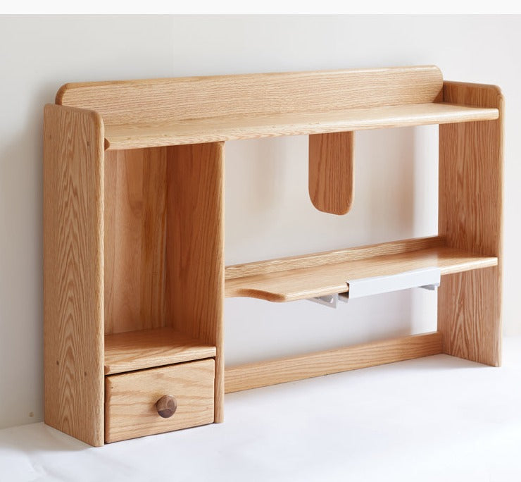 Oak, Beech Solid Wood Shelf Bookshelf