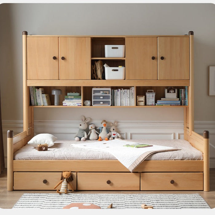 Overbed storage store single bed