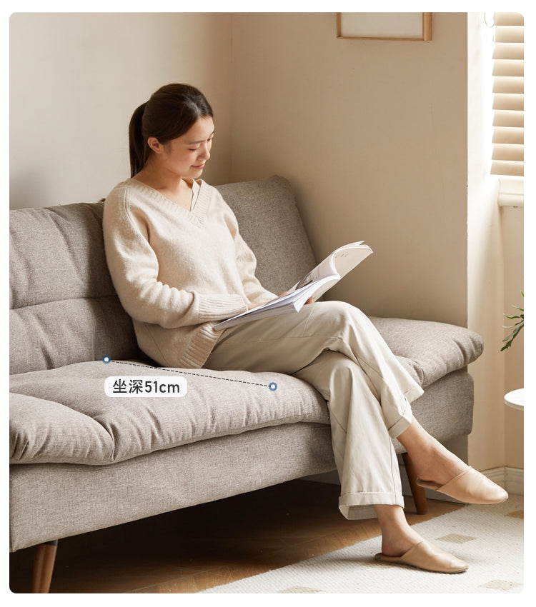 Fabric Modern Sleeper Folding Sofa.