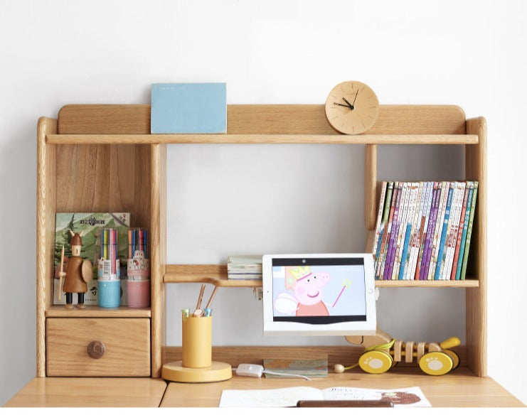 Oak, Beech Solid Wood Shelf Bookshelf