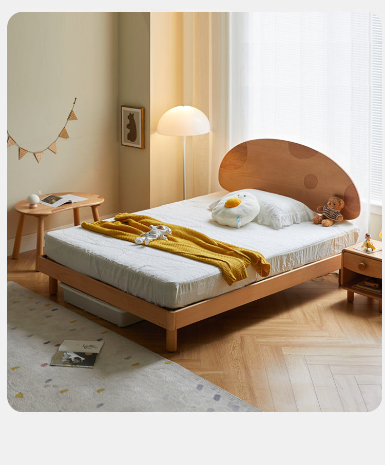 Beech Solid Wood Kids Nightstand