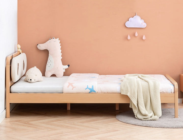 Beech solid wood kids bed