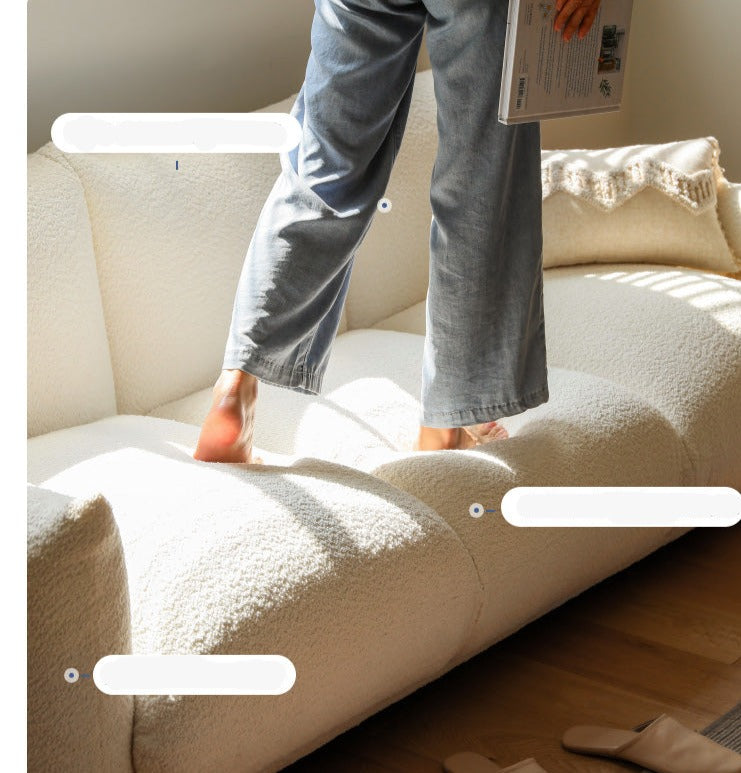 Velvet Wabi-sabi Style Sofa.