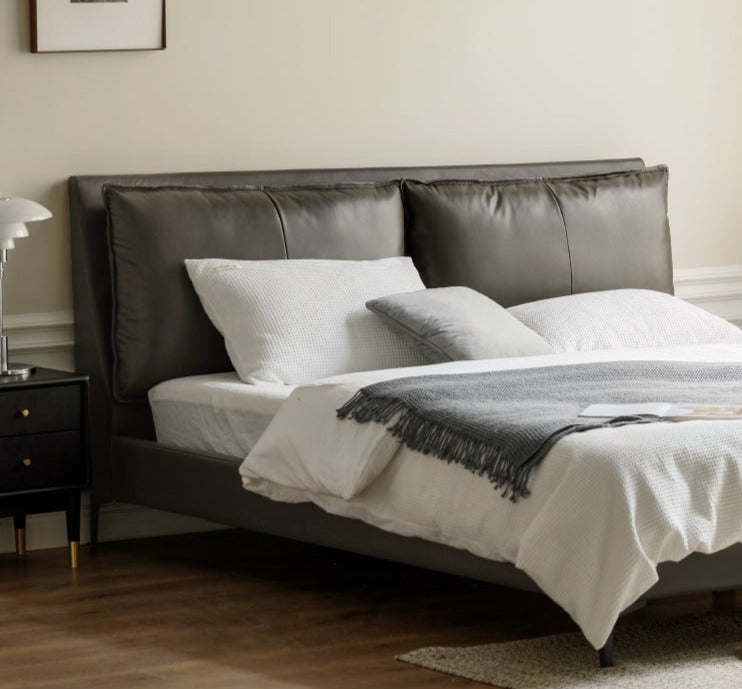 Premium Yellow Cowhide Bed