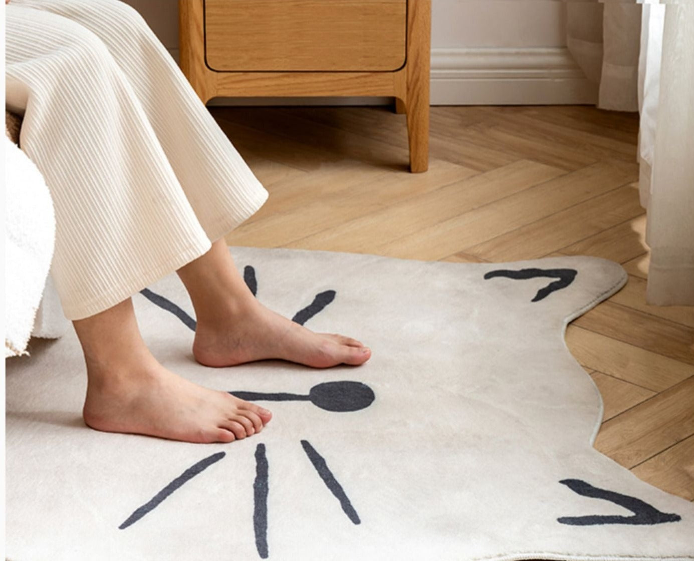 Anti-dirty cute non-slip carpet