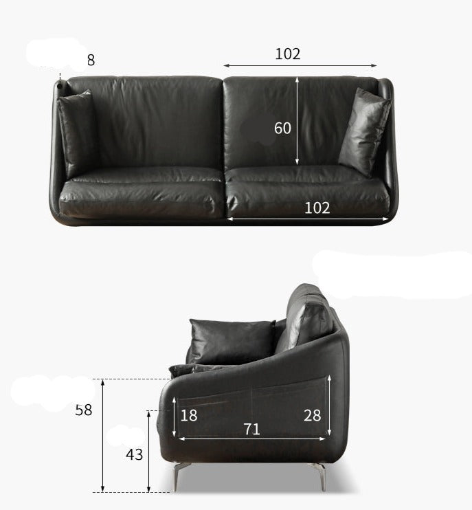 Leather Classic Genuine sofa.