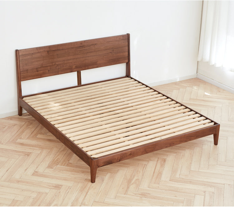Black Walnut Solid Wood Bed