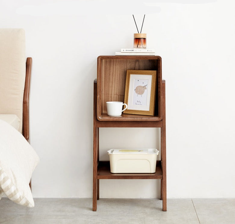 Oak Solid Wood Rack Nordic Side Cabinet