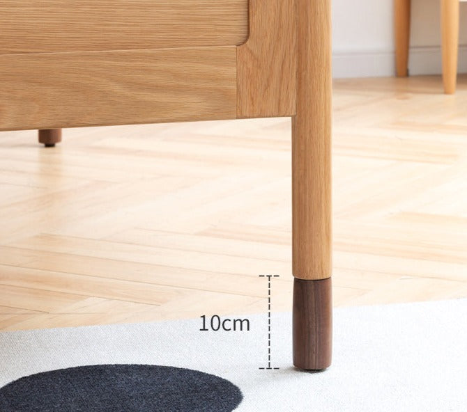 Oak Solid Wood Multi-functional Toddler Bed