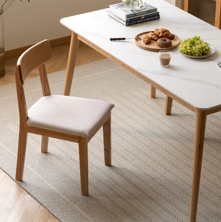Black Walnut, Ash, Oak Solid Wood, Solid Rubberwood Dining Chair Set of 4