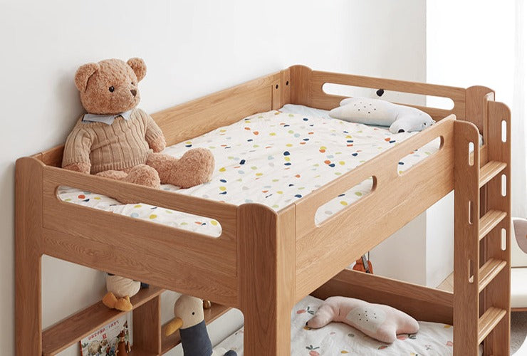 Beech, Rubberwood solid wood Bunk Bed.