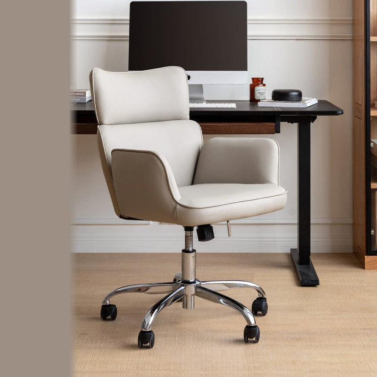 Organic Leather Lift Office Chair