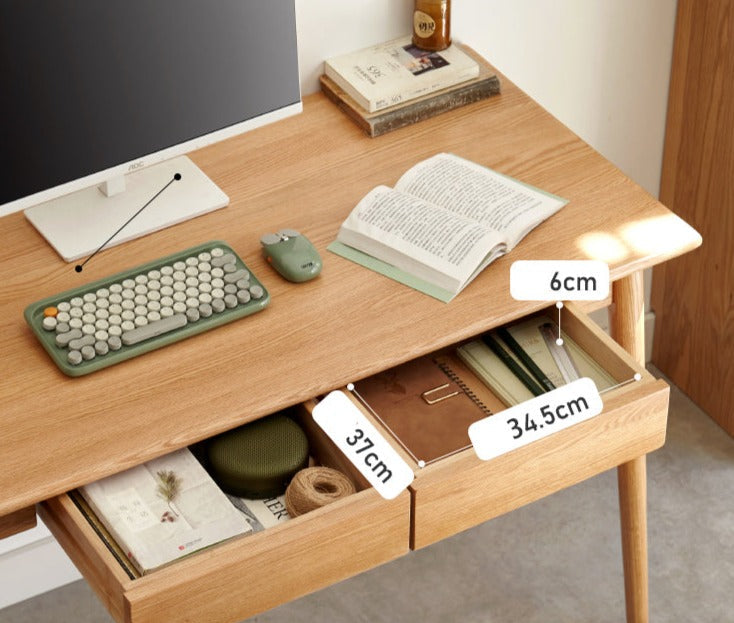 Oak Solid Wood Office Desk