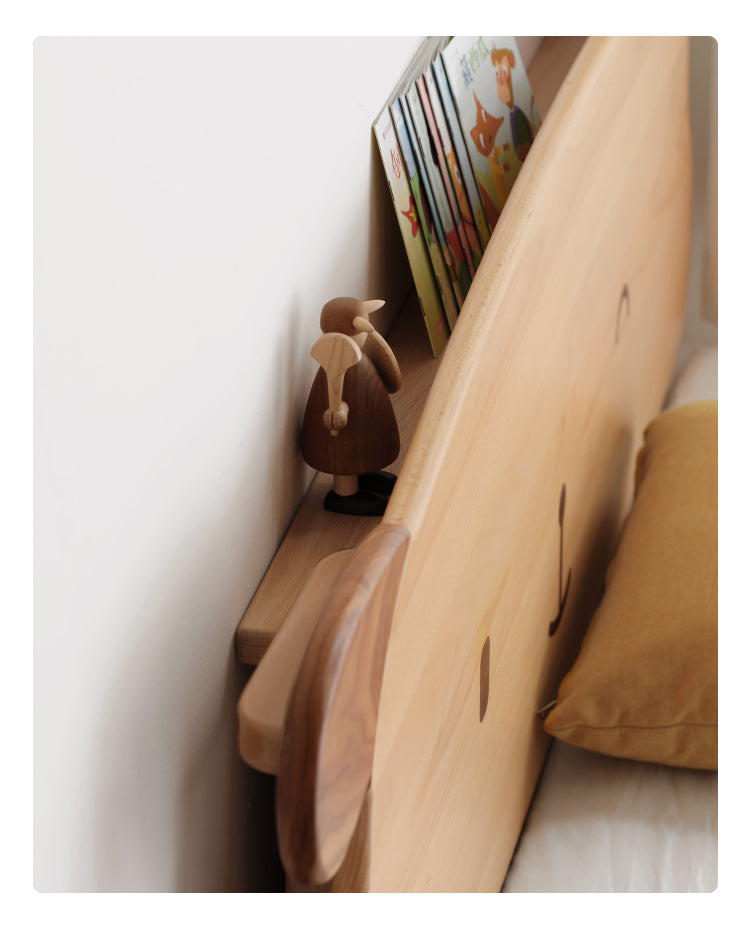 Oak solid wood Cute dog bed<