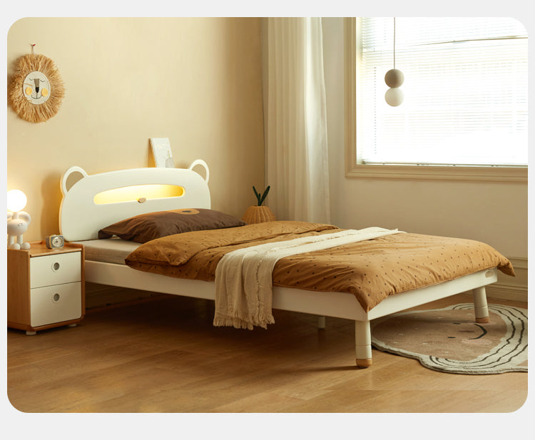 Poplar solid wood Little White Bear kids Bed<