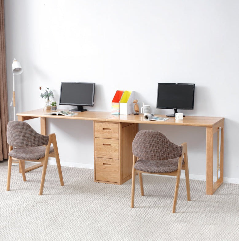 Bookshelve and double desk