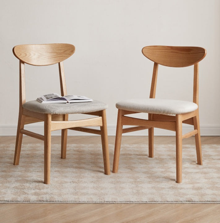 Ash, Oak Solid Wood Dining Chair 4 Pcs Set