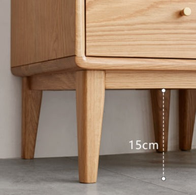 Oak, Ash Solid Wood Side Cabinet