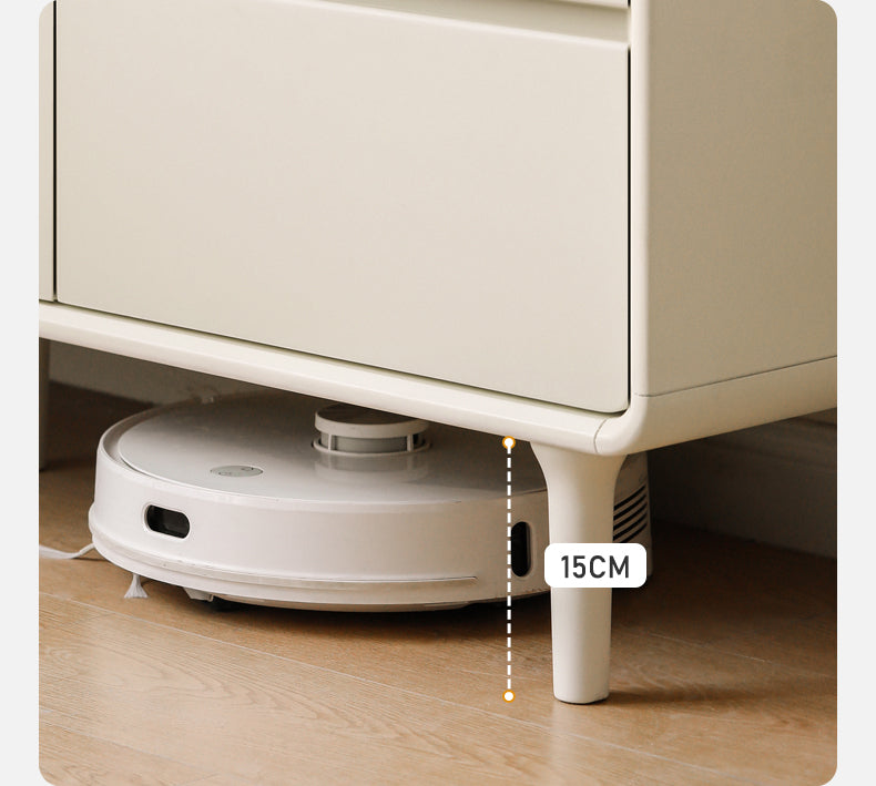 Ash Solid Wood Cream Style Chest of Drawers