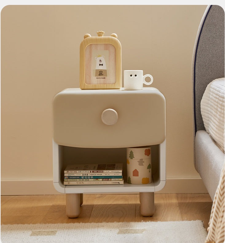 Kids nightstand birch solid wood l