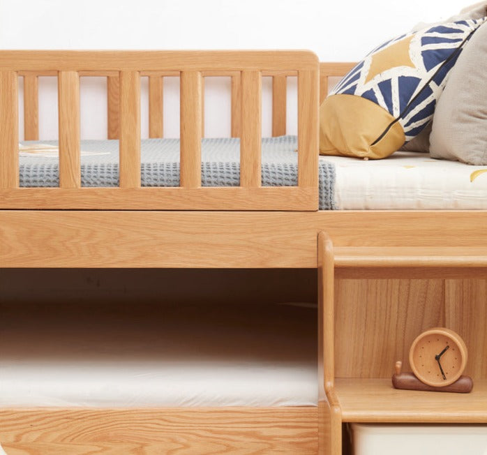 Oak, Beech Solid Wood, Solid RubberWood Small Footstool