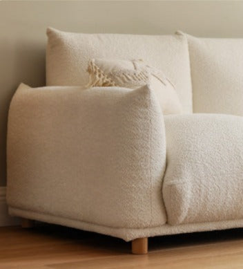 Velvet Wabi-sabi Style Sofa.