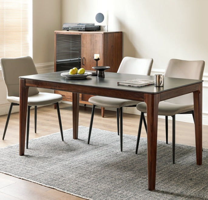 Black Walnut Dining Tables With Slate Top