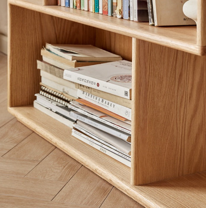 Oak Solid Wood Japanese Style Bookcase