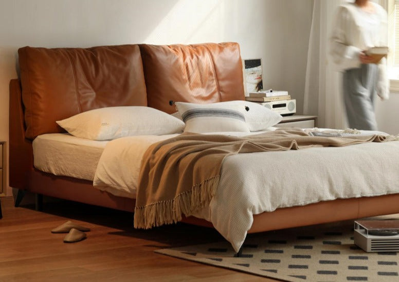 American Cow Leather First Layer Bed