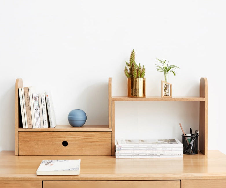 Rubberwood, Oak Solid Wood Table Shelves