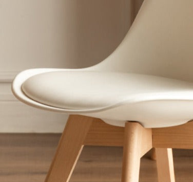 Oak, Beech Solid Wood Eames Chair 4 Pcs Set