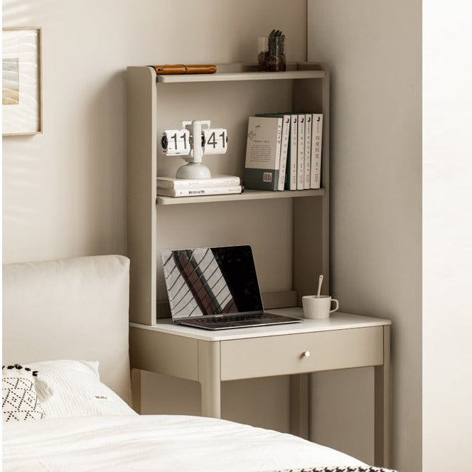 Poplar Solid Wood Office Desk, Small Dressing Table Slate Top