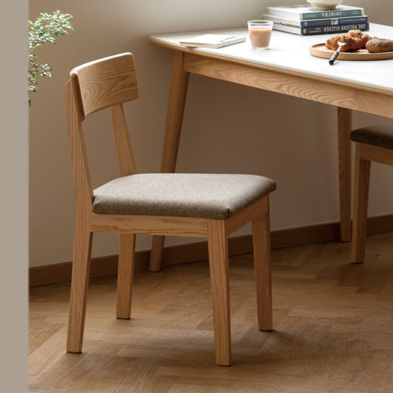 Black Walnut, Ash, Oak Solid Wood, Solid Rubberwood Dining Chair Set of 4