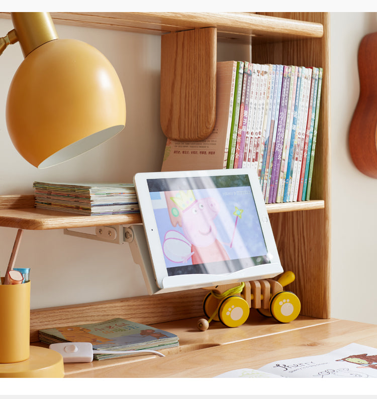 Oak, Beech Solid Wood Shelf Bookshelf