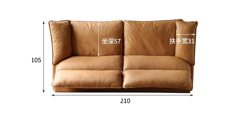 Technology Fabric Sofa with Adjustable Headrest.