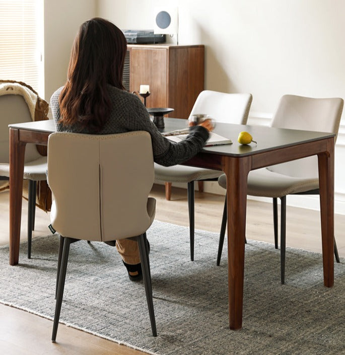 Black Walnut Dining Tables With Slate Top
