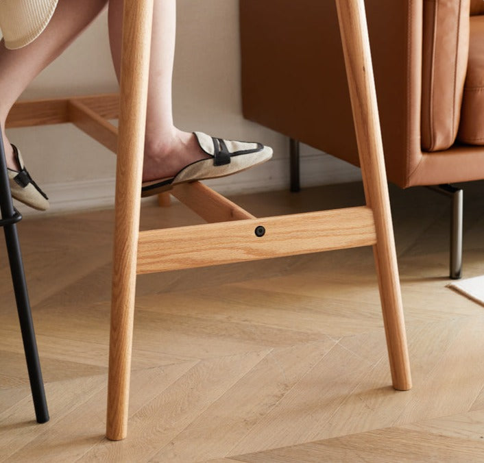 Oak, Cherry Solid Wood Bar Table