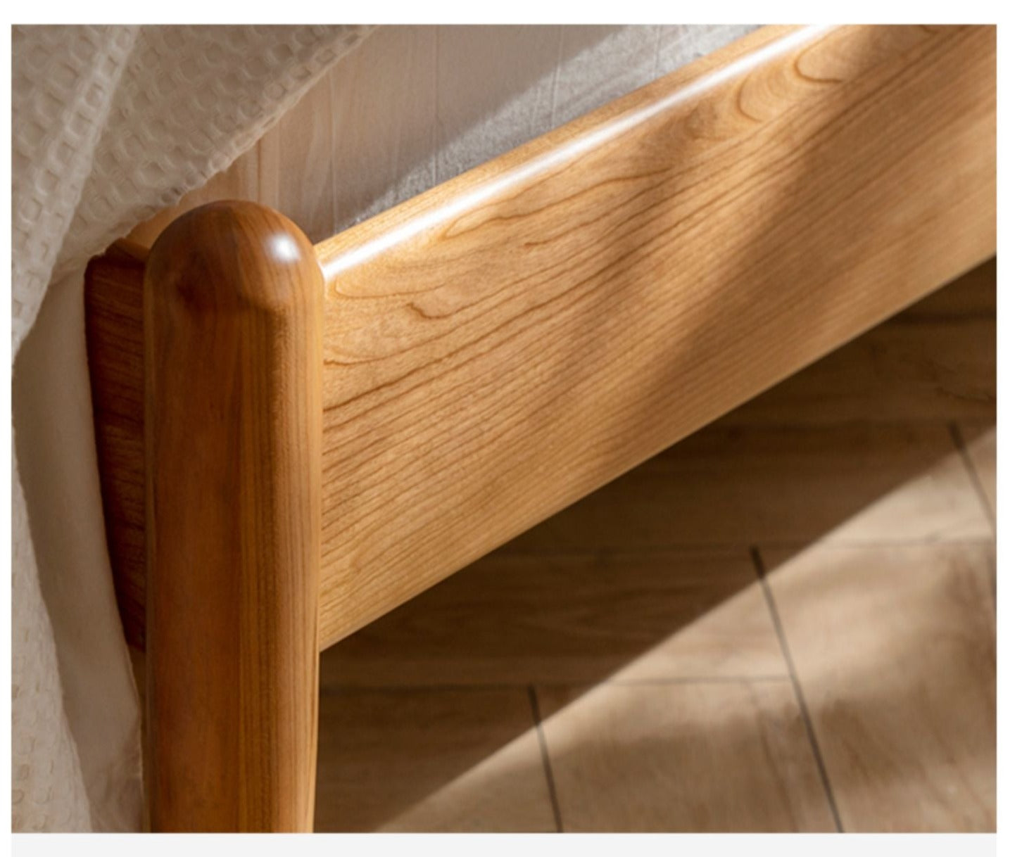 Cherry Solid Wood Bed