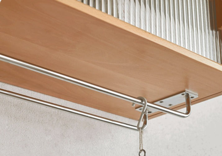 Oak Solid Wood, Solid Rubberwood Wall-Mounted Sideboard Cabinet Locker