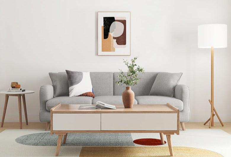 Fabric Simple Modern Sofa.