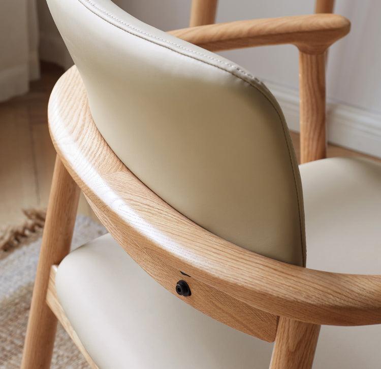 Oak Solid Wood Leisure Armchair