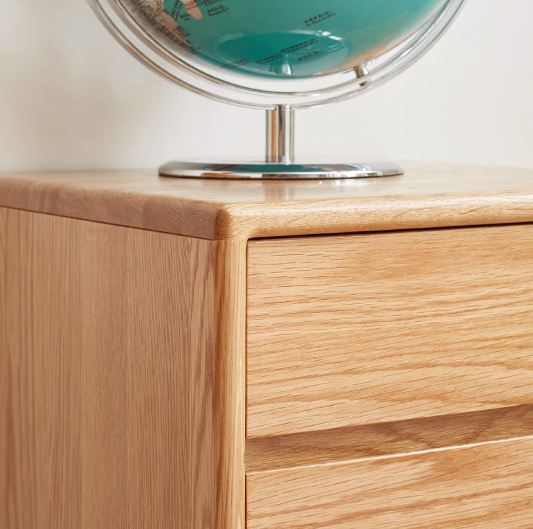 Oak Solid Wood Hanging Office Desk