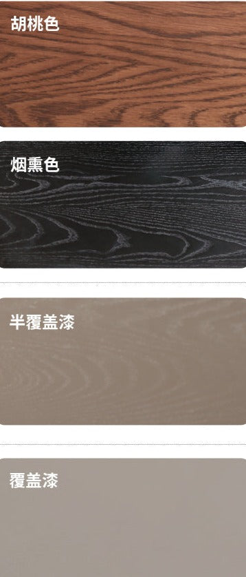 Solid Rubberwood, Black Walnut, Sandalwood, Oak Solid Wood Glass Flip Door Bookcase