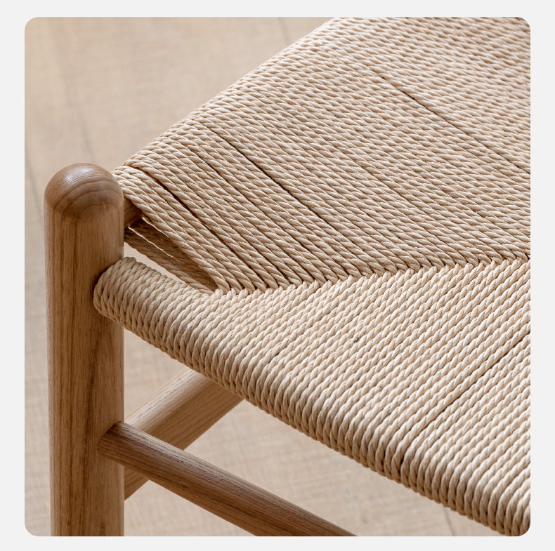 Ash Solid Wood Rope Wishbone Chair