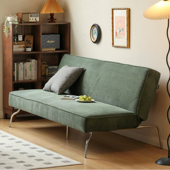 Retro Corduroy Sleeper Sofa.