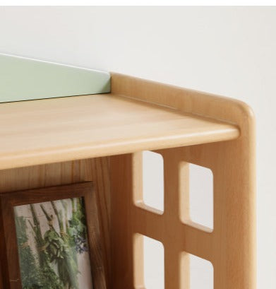 Beech Solid Wood Open Storage